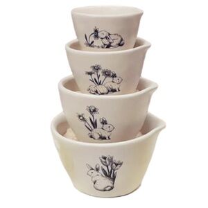 Rae Dunn Easter Sketch Measuring Cups